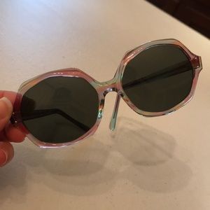 Retro sunglasses pink multicolor
